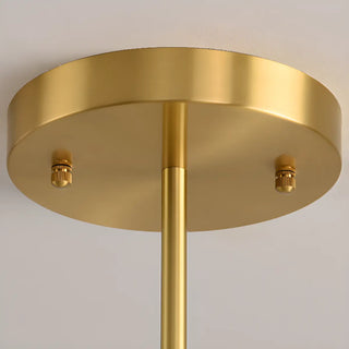 ZOWALA - Adjustable Height Modern White Glass Globe Chandelier Image - 9