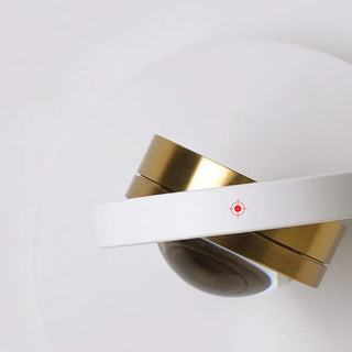 Modern White Circular Rotating Reading Wall Sconce Zawala Image - 15