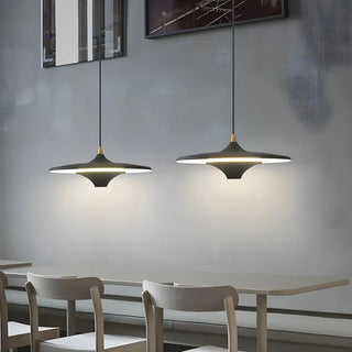 Modern Gold LED UFO Metal Dining Room Pendant Light Zawala Image - 2