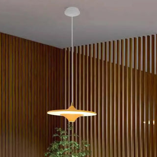 Modern Gold LED UFO Metal Dining Room Pendant Light Zawala Image - 3