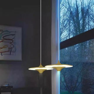 Modern Gold LED UFO Metal Dining Room Pendant Light Zawala Image - 7