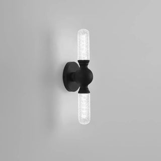 White Linear Clear Glass Bathroom Decor Vanity Light Zawala Image - 10