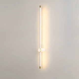 Simple Vertical Aluminum Bathroom White Vanity Light Zawala Image - 13