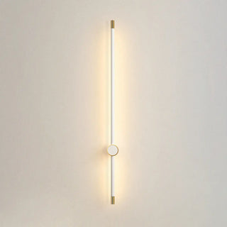 Simple Vertical Aluminum Bathroom White Vanity Light Zawala Image - 16