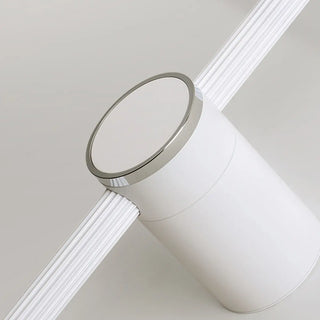 Simple Vertical Aluminum Bathroom White Vanity Light Zawala Image - 18