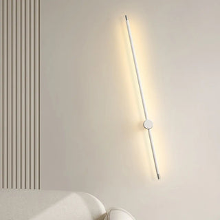 Simple Vertical Aluminum Bathroom White Vanity Light Zawala Image - 5