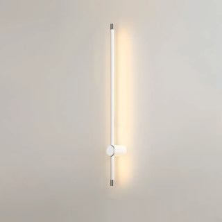 Simple Vertical Aluminum Bathroom White Vanity Light Zawala Image - 9