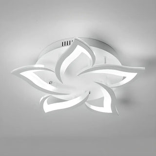 ZOWALA - Living Room Elegant Lotus LED Flush Mount Ceiling Light Image - 6