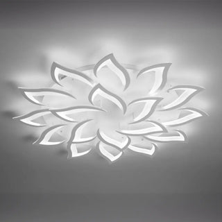 ZOWALA - Living Room Elegant Lotus LED Flush Mount Ceiling Light Image - 9