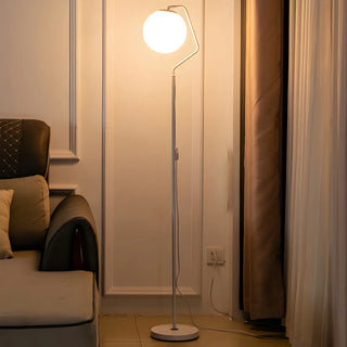ZOWALA - Modern Globe Metal LED Floor Lamp Image - 1