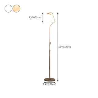 ZOWALA - Modern Globe Metal LED Floor Lamp Image - 16