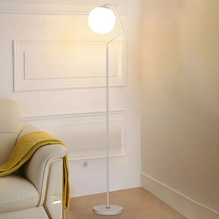 ZOWALA - Modern Globe Metal LED Floor Lamp Image - 5