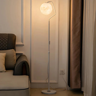 ZOWALA - Modern Globe Metal LED Floor Lamp Image - 6
