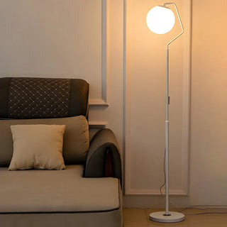 ZOWALA - Modern Globe Metal LED Floor Lamp Image - 7