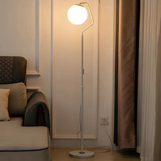 ZOWALA - Modern Globe Metal LED Floor Lamp Image - 8