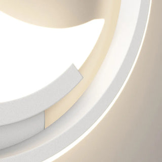 Kid's Room Creative White Moon Metal LED Wall Sconce Zawala Image - 16