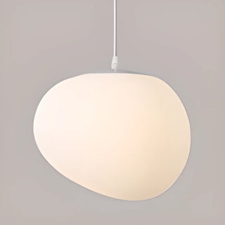 ZOWALA - 3-Light Modern Adjustable White Pebble Island Light Image - 6