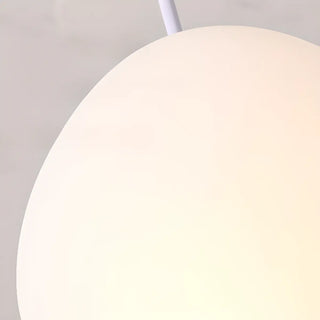 ZOWALA - 3-Light Modern Adjustable White Pebble Island Light Image - 7