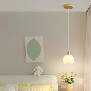 ZOWALA - Ultra Modern Bedroom Gold Pendant Light Adjustable Height Image - 1