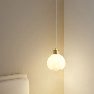 ZOWALA - Ultra Modern Bedroom Gold Pendant Light Adjustable Height Image - 2