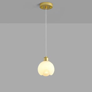 ZOWALA - Ultra Modern Bedroom Gold Pendant Light Adjustable Height Image - 4