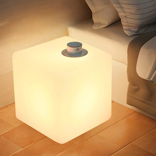 ZOWALA - Durable Modern White Square Bedside LED Floor Lamp Image - 12