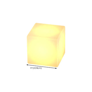 ZOWALA - Durable Modern White Square Bedside LED Floor Lamp Image - 18