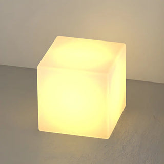 ZOWALA - Durable Modern White Square Bedside LED Floor Lamp Image - 8