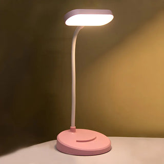 Modern Minimalist White LED Adjustable Neck Table Lamp Zawala Image - 2