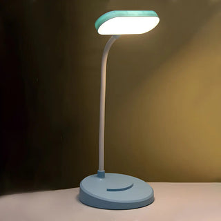 Modern Minimalist White LED Adjustable Neck Table Lamp Zawala Image - 3