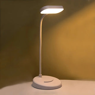Modern Minimalist White LED Adjustable Neck Table Lamp Zawala Image - 4