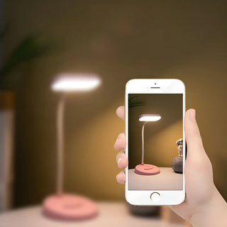 Modern Minimalist White LED Adjustable Neck Table Lamp Zawala Image - 5