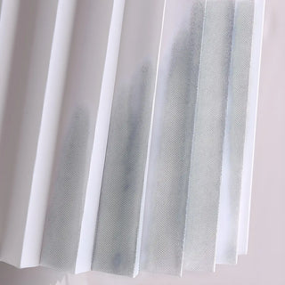 Simple Pleated Column Fabric Cone Ceramic Table Lamp Zawala Image - 19