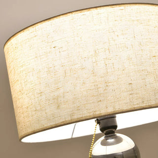 Pleated Shade Modern Stacked Ball Steel Floor Lamp Zawala Image - 4