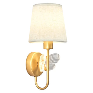 Fabric Shade Bedroom Cylinder Plug-in Wall Lamp Zawala Image - 11