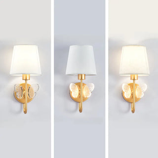 Fabric Shade Bedroom Cylinder Plug-in Wall Lamp Zawala Image - 13