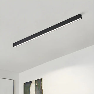 Simplicity White Linear Dimmable LED Flush Mount Light Zawala Image - 2
