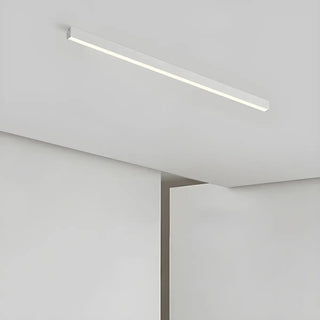 Simplicity White Linear Dimmable LED Flush Mount Light Zawala Image - 3