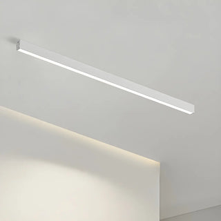 Simplicity White Linear Dimmable LED Flush Mount Light Zawala Image - 4