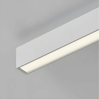 Simplicity White Linear Dimmable LED Flush Mount Light Zawala Image - 6