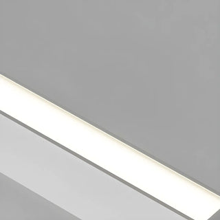 Simplicity White Linear Dimmable LED Flush Mount Light Zawala Image - 7