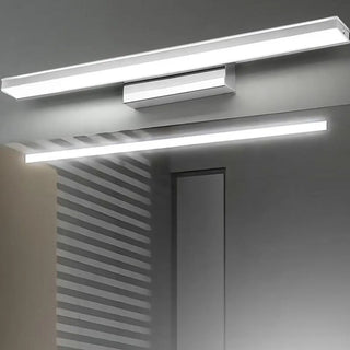 White Modern Linear LED Bathroom Vanity Light Fixture Zawala Image - 1