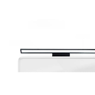 Sleek Modern Black Rectangular LED Vanity Light Zawala Image - 11