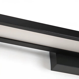 Sleek Modern Black Rectangular LED Vanity Light Zawala Image - 15