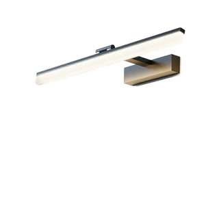 White Rectangular Modern LED Metal Vanity Light Zawala Image - 9