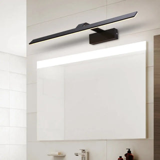 ZOWALA - Contemporary White Rectangular LED Metal Vanity Light Image - 4