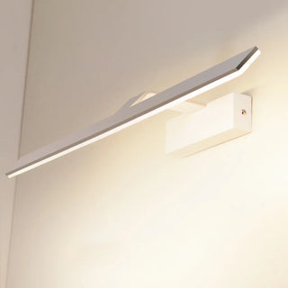 ZOWALA - Contemporary White Rectangular LED Metal Vanity Light Image - 6
