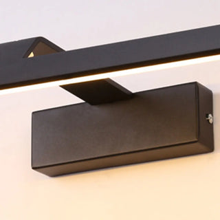 ZOWALA - Contemporary White Rectangular LED Metal Vanity Light Image - 10
