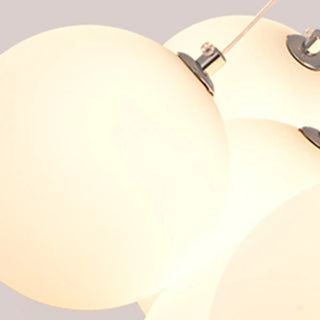 ZOWALA - White Resin Bubble Multi-Light Chandelier Image - 5