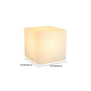 ZOWALA - Modern White Cube LED Floor Lamp with Foot Switch Image - 10